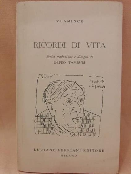 Ricordi di Vita - Maurice Vlaminck - copertina