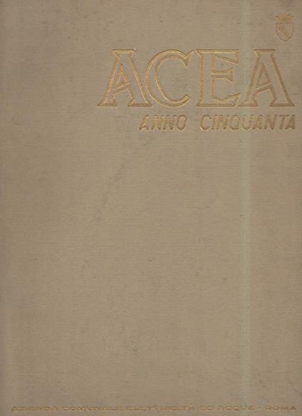 Acea Anno Cinquanta  - copertina