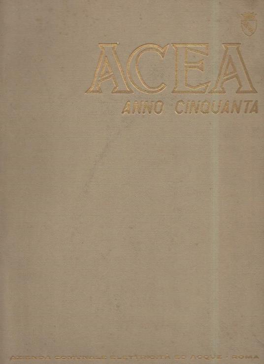 Acea Anno Cinquanta  - copertina