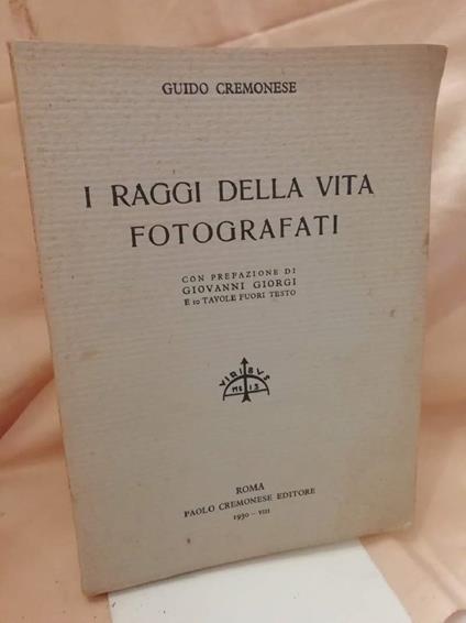 I Raggi Della Vita Fotografati - copertina