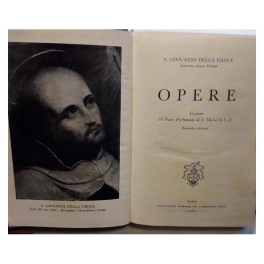 S.Giovanni Della Croce-opere - copertina