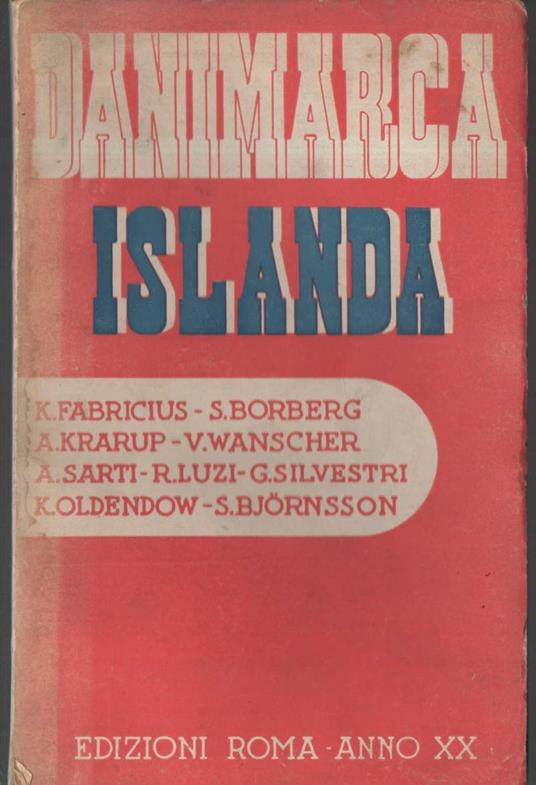 Danimarca - Islanda  - copertina