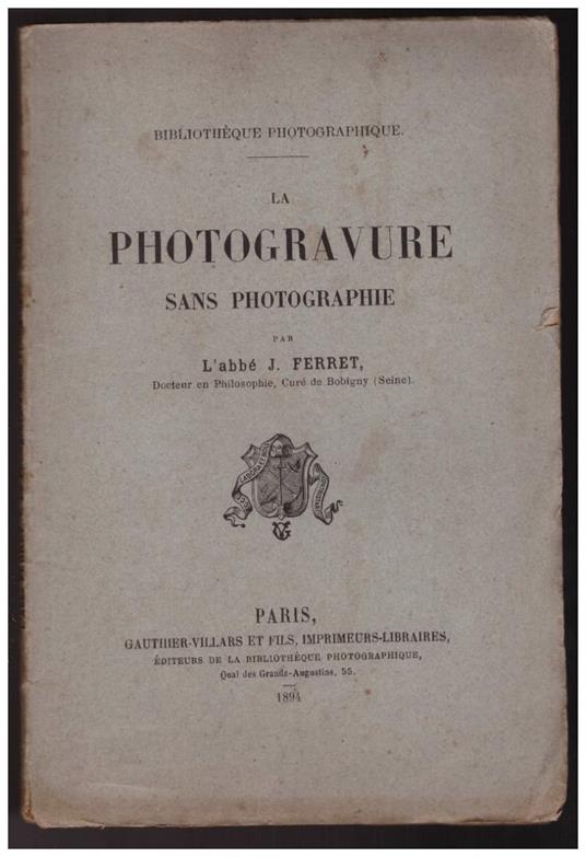 La Photogravure Sans Photographie - copertina