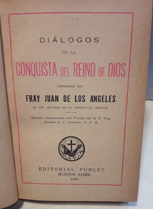 Dialogos De La Conquista Del Reino De Dios - copertina