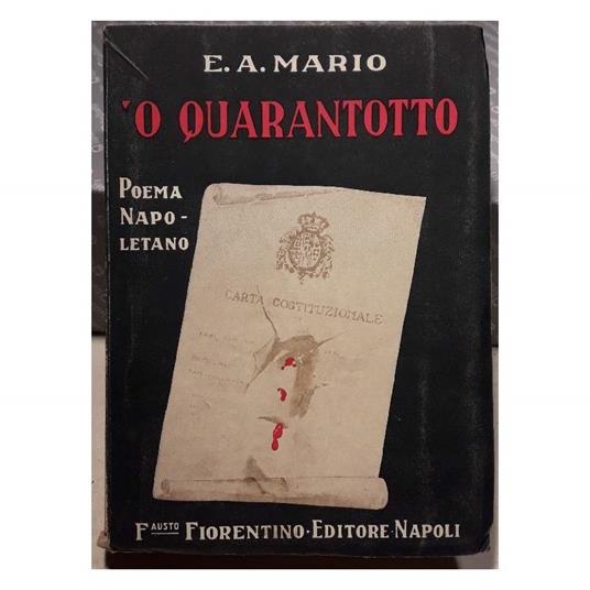 O Quarantotto-poema Napoletano in 162 Sonetti - copertina