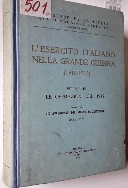 L' esercito Italiano Nella Grande Guerra - copertina