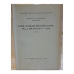 Indice Generale Degli Incunaboli Delle Biblioteche D'italia-vol I- 