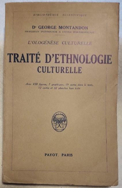 L' olognese Culturelle Traitè D'ethnologie Culturelle - copertina