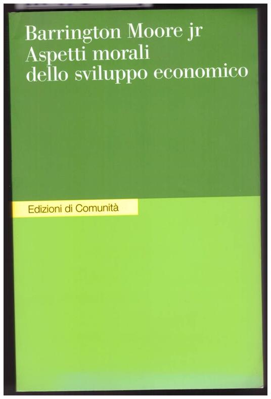 Aspetti Morali Dello Sviluppo Economico - copertina