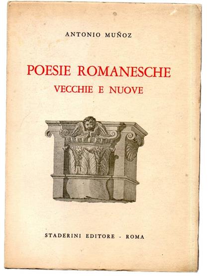 Poesie Romanesche Vecchie e Nuove - copertina