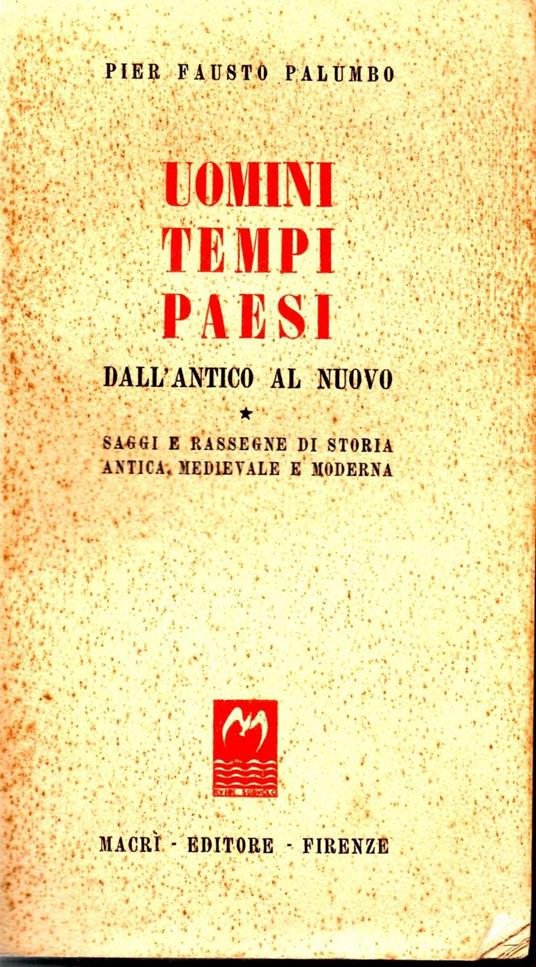 Uomini Tempi Paesi Dall'antico Al Nuovo - copertina