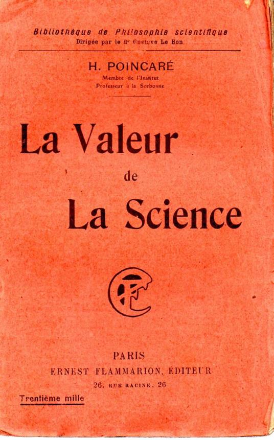 La Valeur De La Science - copertina