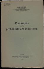 Remarques Sur La Probabilite Des Inductions