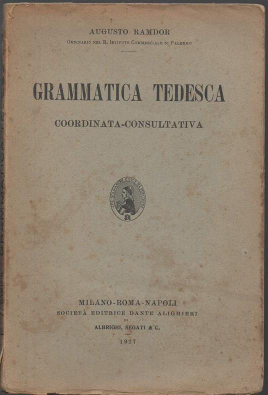 Grammatica Tedesca Coordinata - Consultativa  - copertina