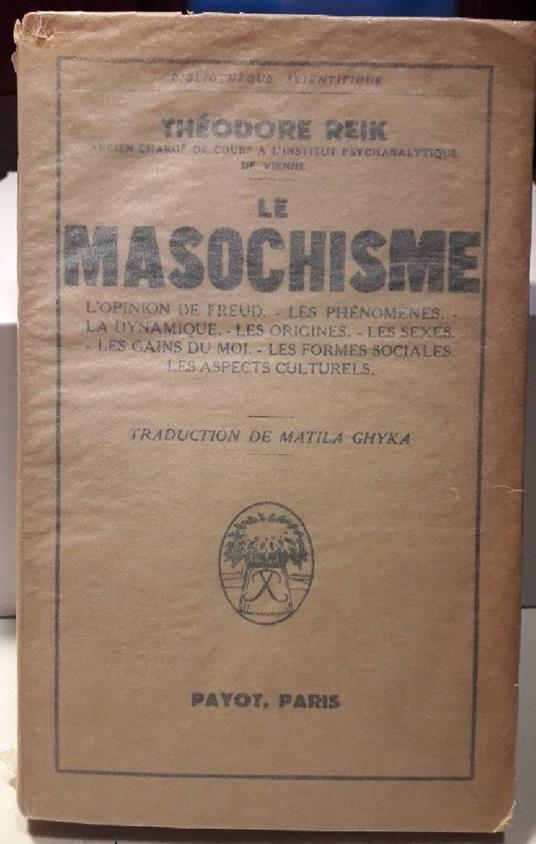 Le Masochisme  - copertina