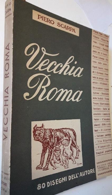 Vecchia Roma Scene di Vita Nell'urbe Dell'anteguerra - copertina