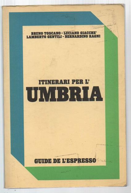 Itinerari per L'umbria  - copertina