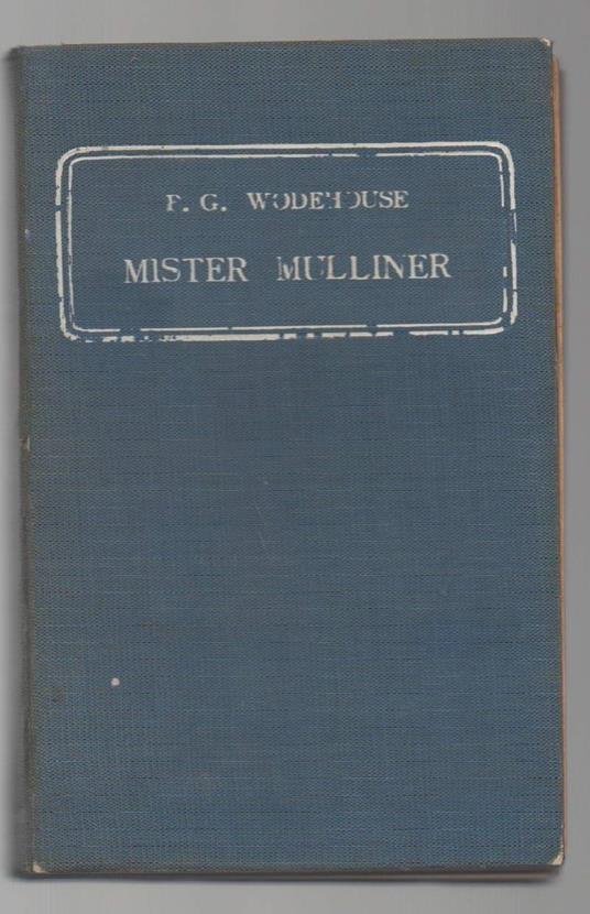 Mister Mulliner-romanzo Umoristico Inglese  - copertina