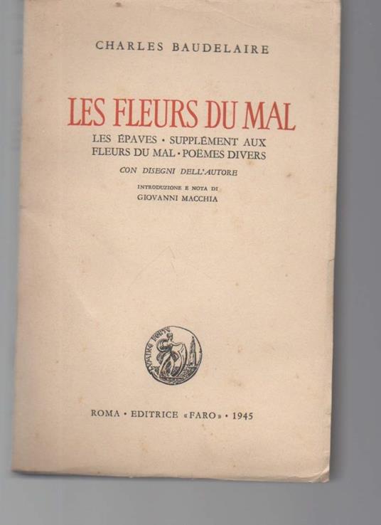 Les Fleurs Du Mal Les Epaves - Supplement Aux Fleurs Du Mal - Pomes Divers  - Charles Baudelaire - copertina