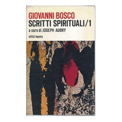 Scritti Spirituali - Giovanni Bosco - copertina