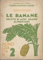 Le Banane - Frutto di Alto Valore Alimentare 