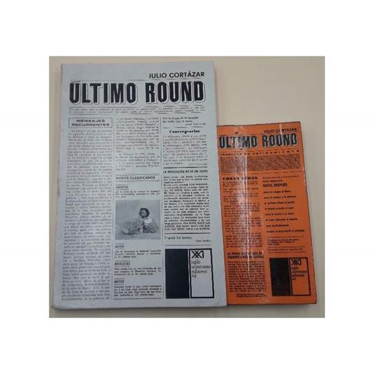 Ultimo Round  - Julio Cortazar - copertina