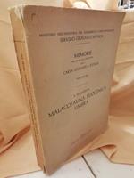 Memorie per Servire Alla Descrizione Della Carta Geologica D'italia -vol.- Xiii- A. Malatesta -malacofauna Pliocenica