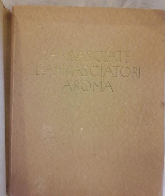 Ambasciate e Ambasciatori a Roma - Roberto Paribeni - copertina