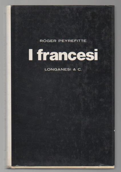 I Francesi  - Roger Peyrefitte - copertina