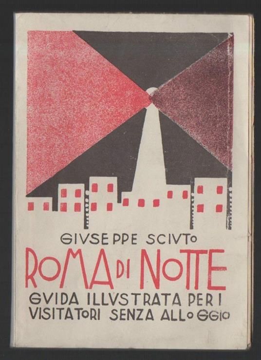 Roma di Notte-guida Illustrata per I Visitatori Senza Alloggio  - Giuseppe Sciuto - copertina