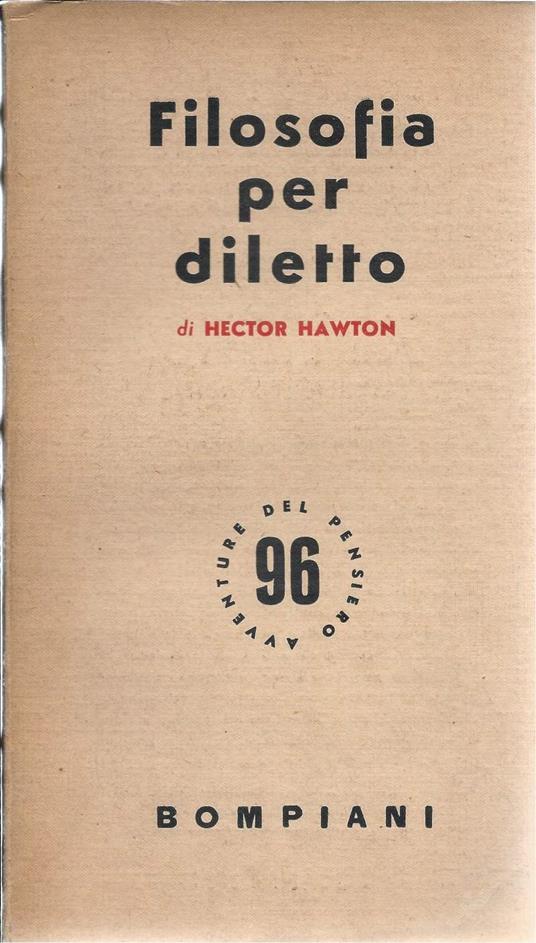 Filosofia per Diletto - Hector Hawton - copertina