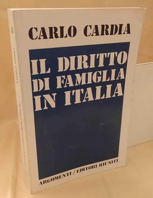 Il Diritto di Famiglia in Italia  - Carlo Cardia - copertina