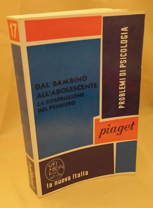 Dal Bambino All'adolescente La Costruzione Del Pensiero  - Jean Piaget - copertina