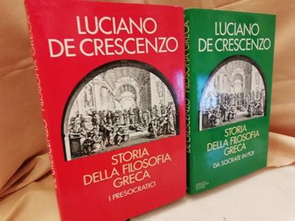 Storia Della Filosofia Greca  - Luciano De Crescenzo - copertina