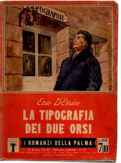 La Tipografia Dei Due Orsi - Ezio D'Errico - copertina