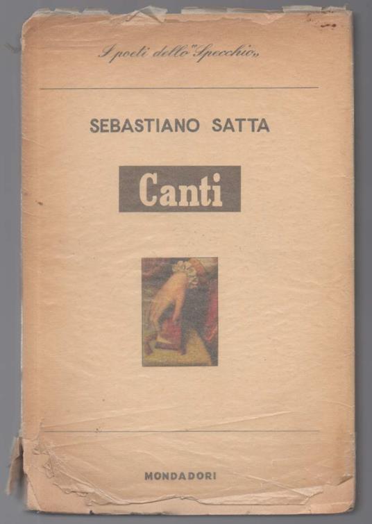 Canti - Sebastiano Satta - copertina