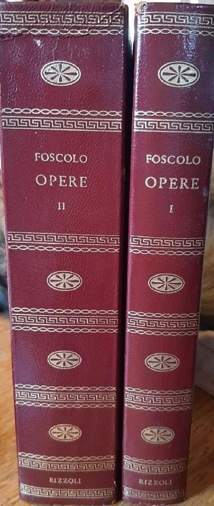 Foscolo - Opere-2 Voll. - Ugo Foscolo - copertina