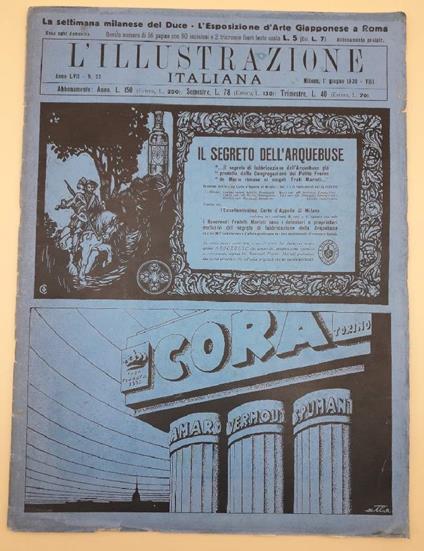 L' illustrazione Italiana-anno Lvii-n. 32-1 Giugno 1930 - copertina