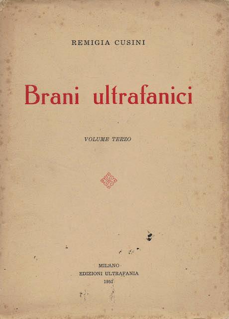 Brani Ultrafanici - vol.3 - Remigia Cusini - copertina