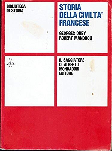 Storia della civiltà francese - copertina