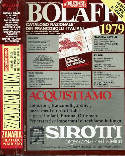 Bolaffi. catalogo nazionale dei francobolli italiani 1979 - Libro Usato -  Bolaffi - | IBS