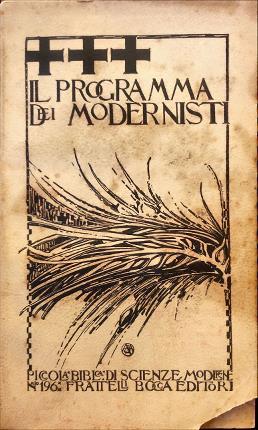 Il programma dei Modernisti - copertina