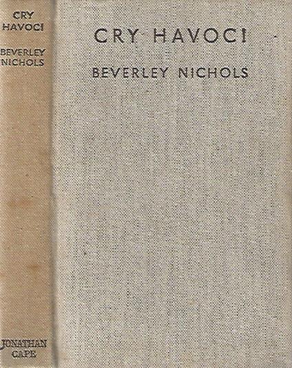 Cry Havoci - Beverley Nichols - copertina