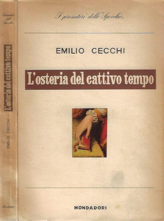 L' osteria del cattivo tempo - Emilio Cecchi - copertina