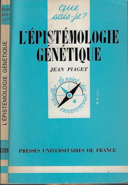 L' epistemologie genetique - Jean Piaget - copertina