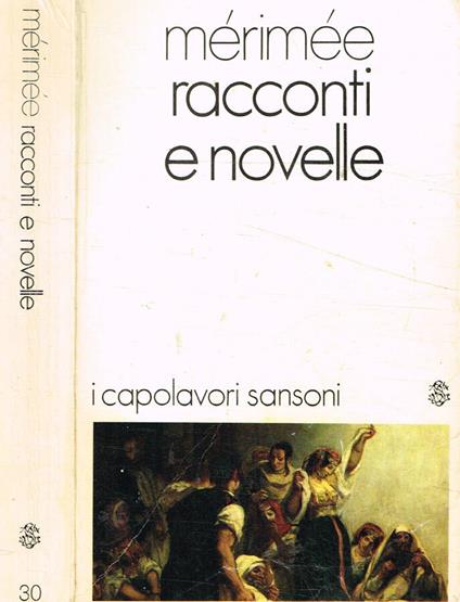 Racconti e novelle - Prosper Mérimée - copertina