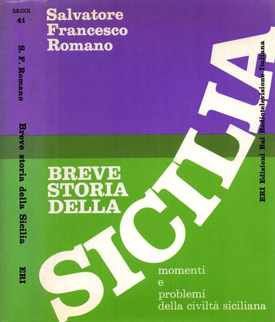 Breve storia della Sicilia - Salvatore F. Romano - copertina