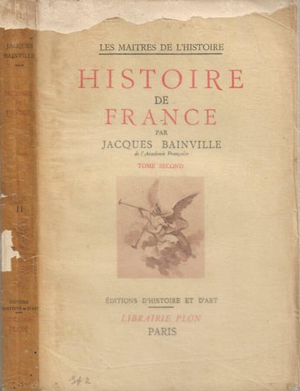 Histoire de France - Jacques Bainville - copertina