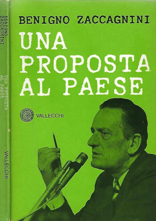 Una proposta al paese - Benigno Zaccagnini - copertina