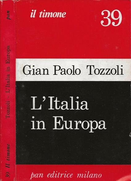 L' Italia in Europa - G. Paolo Tozzoli - copertina